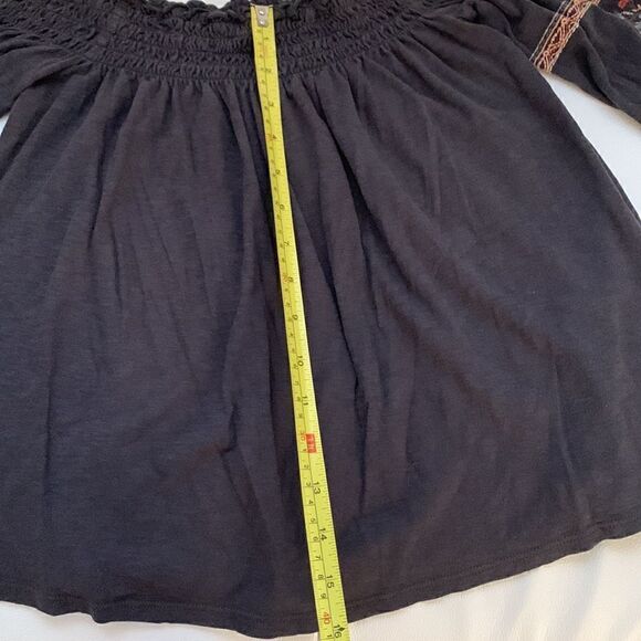 American Eagle Embroidered Off The Shoulder Top  Size M - Picture 5 of 9